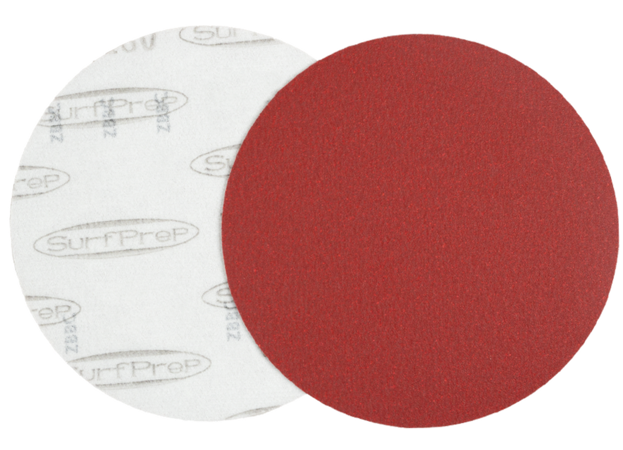 SurfPrep 5″ Red Riptide Paper Abrasive Discs