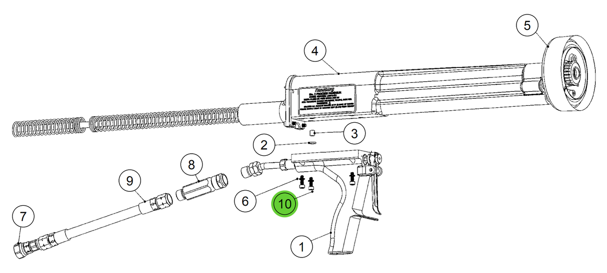 Ransburg #2 Process Gun SHCS #8 Screw (Kit of 4 Screws)