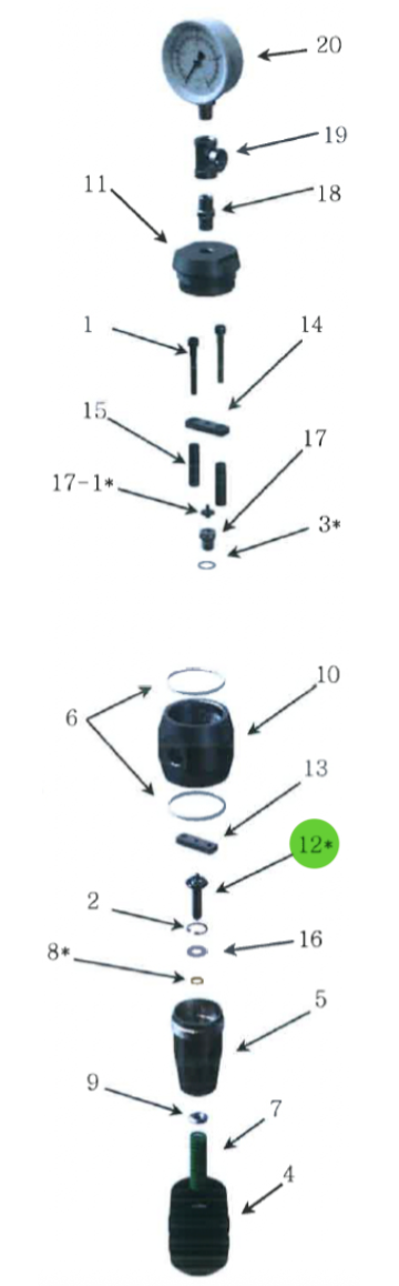 Piston Valve; High-Pressure Fluid Regulator