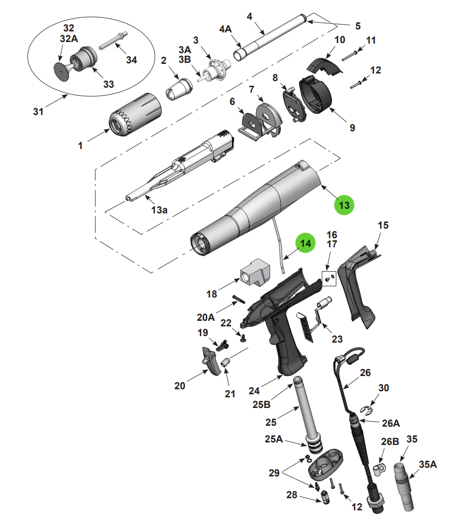 Aftermarket Nordson® 1088506 Body Assembly Kit (Non-OEM)