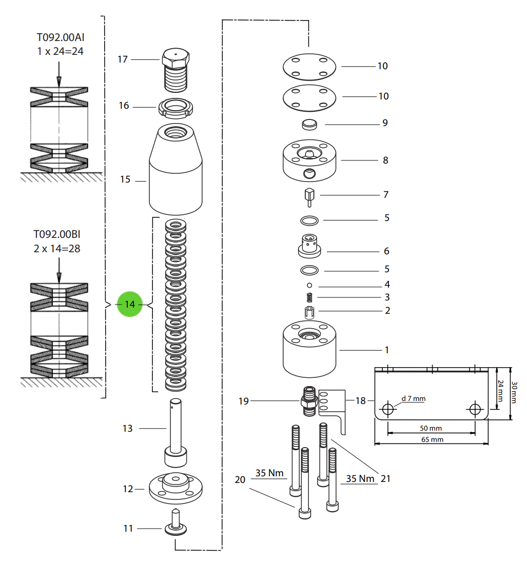 Wagner T9061.00 cPR-Service-Kit T092.00