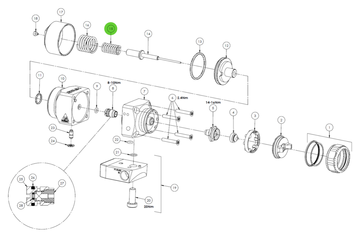 Binks SPA-77 Needle Spring