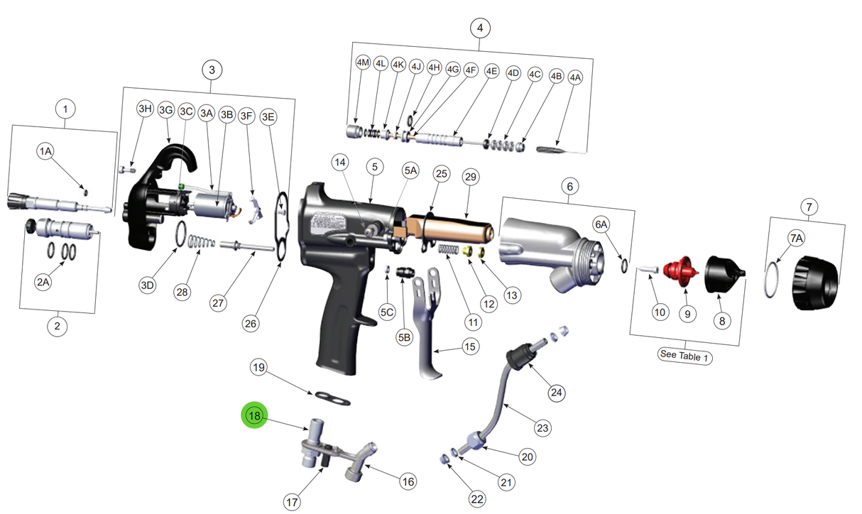 Ransburg Ransflex RX Air Inlet Fitting