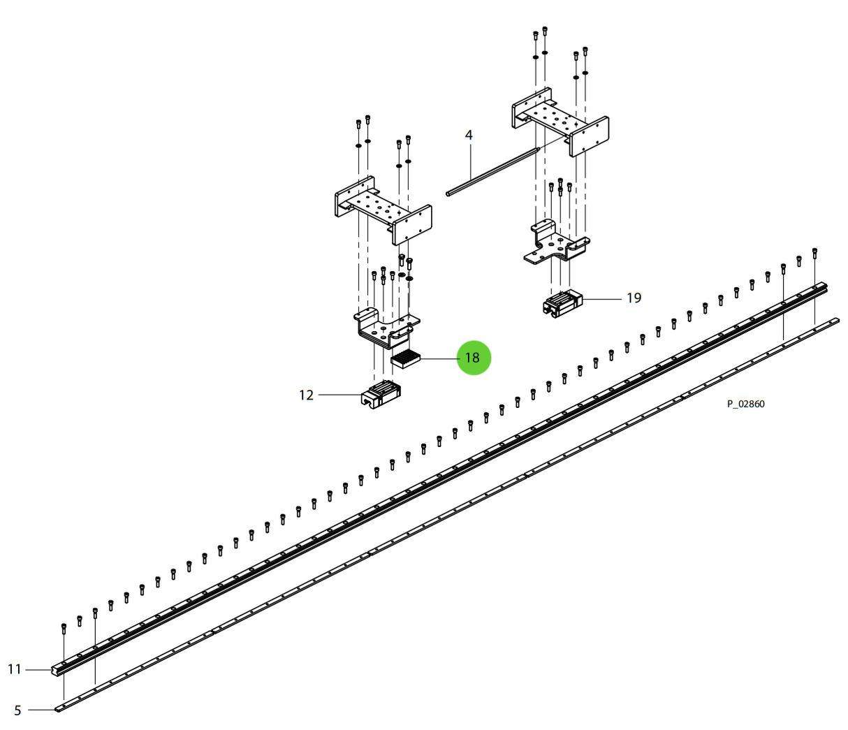 Wagner 2330673 Tooth Belt Clamping Plate