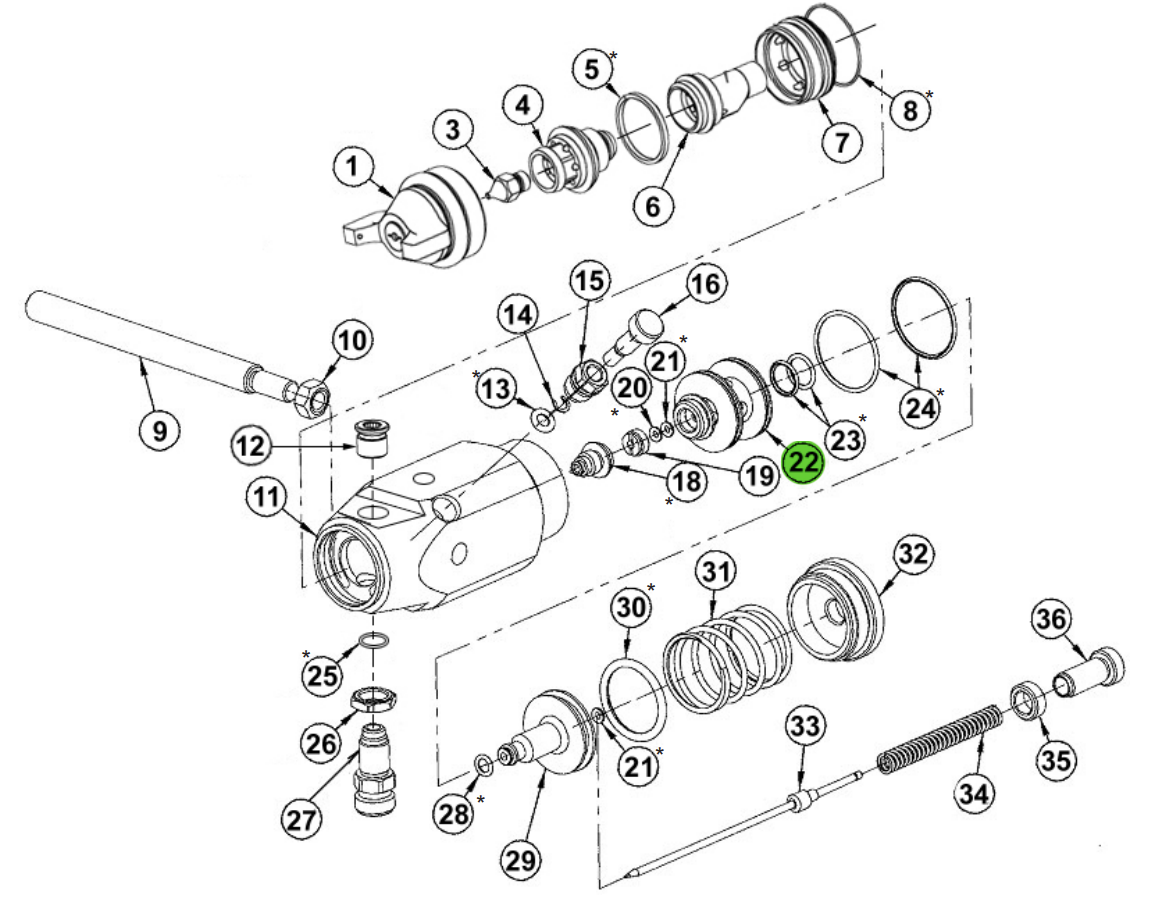 C.A. Technologies 60-603 Air Control Spool