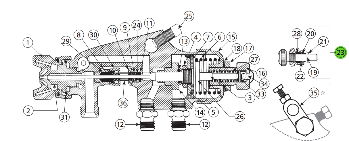 Binks 54-333 Side Port Control Complete