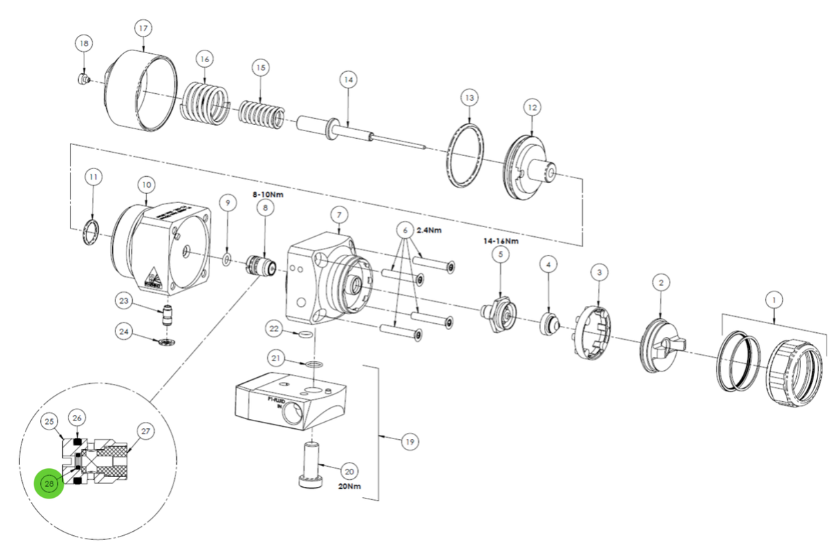 Binks SPA-46X-K4 O-Ring Kit of 2