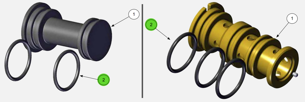 Ransburg 79001-19 O-Ring, 2-017, Perfluoroelastomer