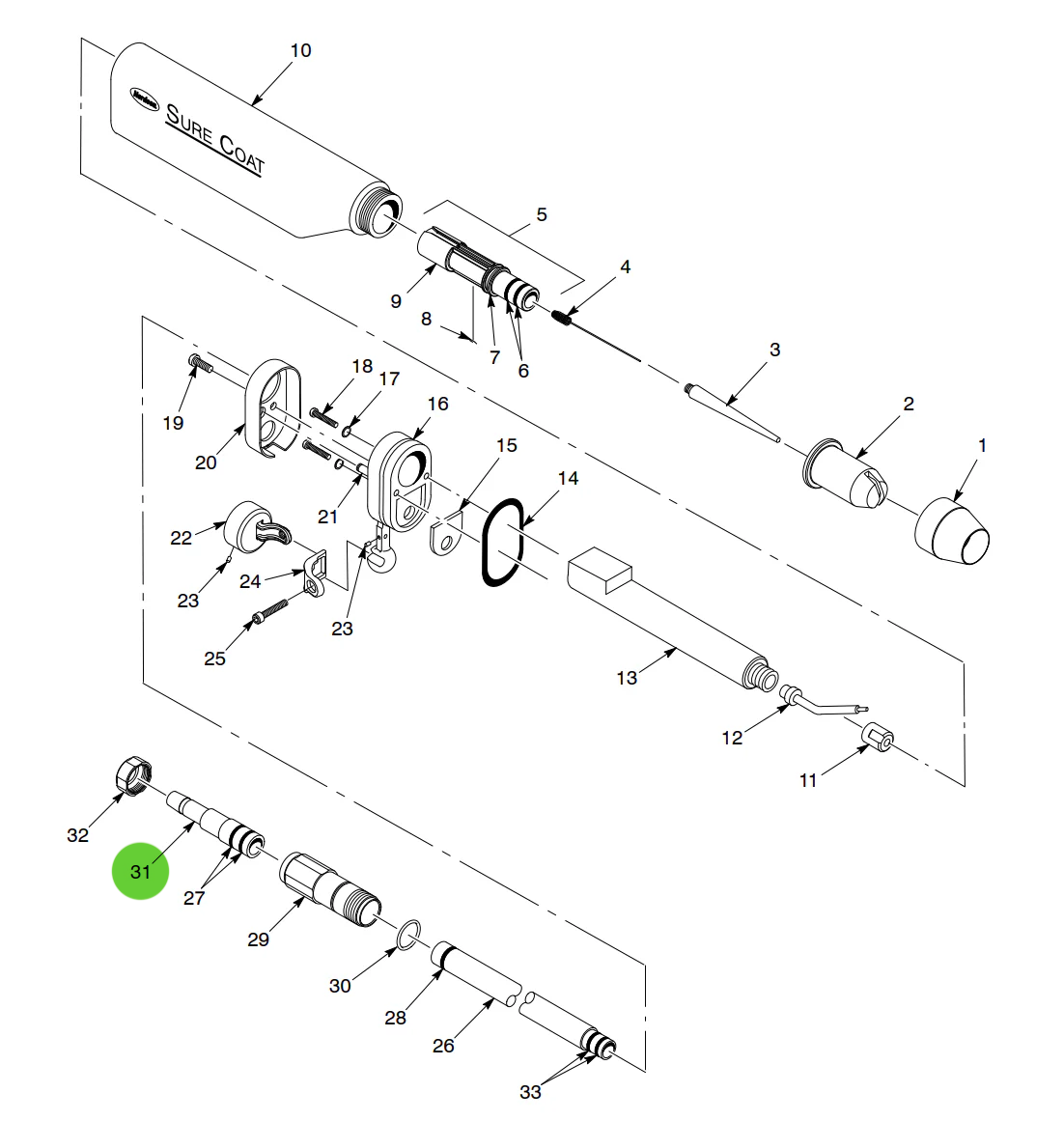 Aftermarket Nordson® 1010724 Connector, Hose, Barb, 11mm (Non-OEM)