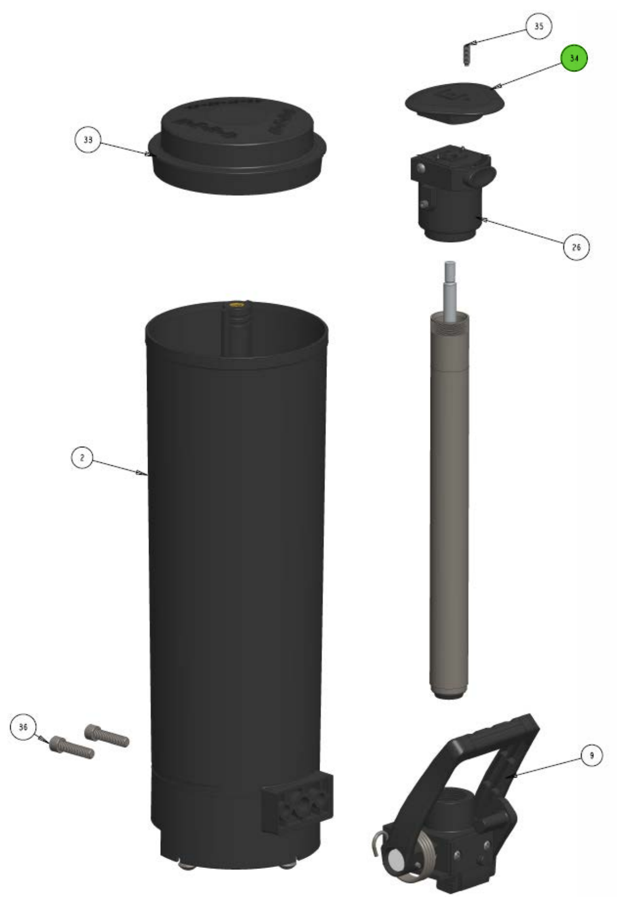 HERO BL-1000 Plunger Handle