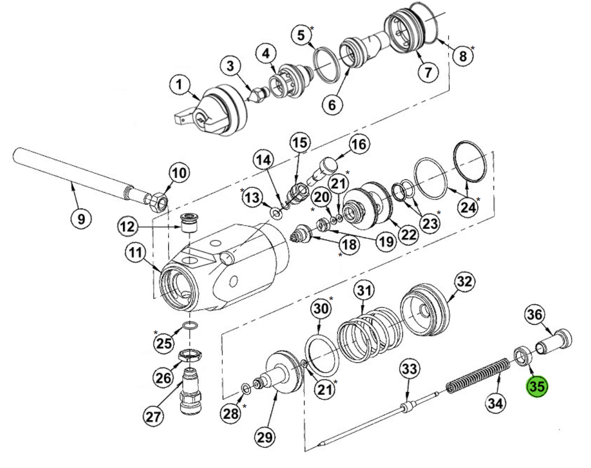 C.A. Technologies 60-612 Locknut - Fluid Control