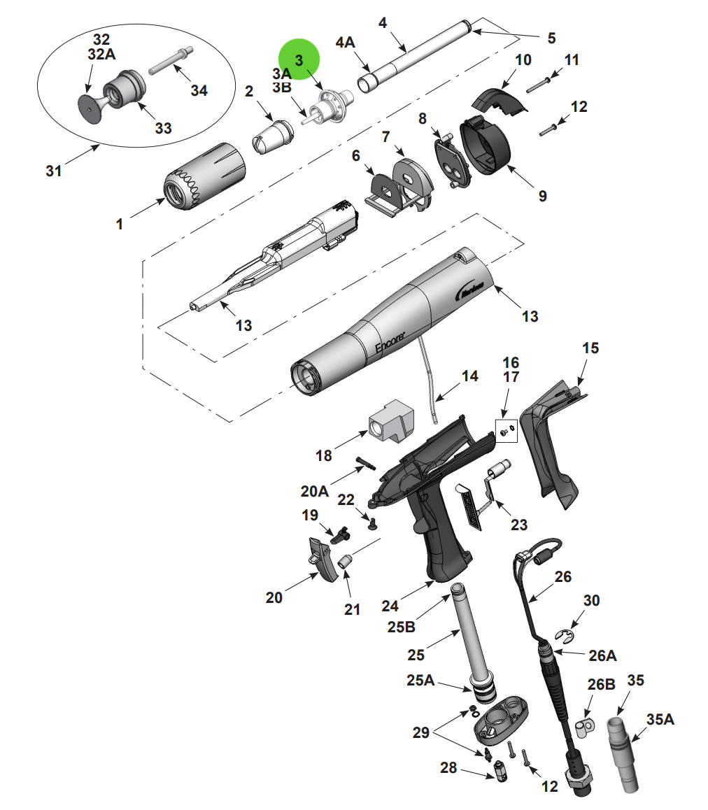 Aftermarket Nordson® 1604824 Electrode Assembly, Flat (Non-OEM)