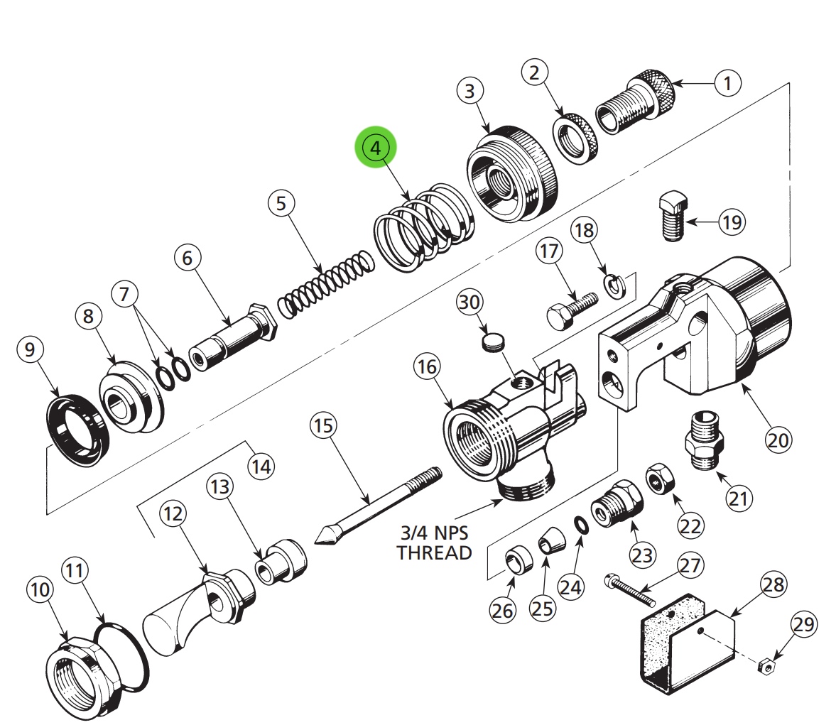 Binks 54-236 Spring