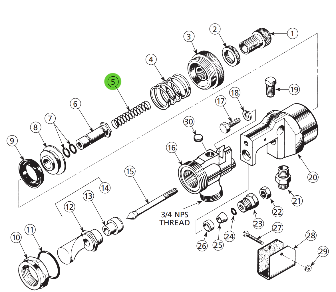 Binks 54-1648 Spring