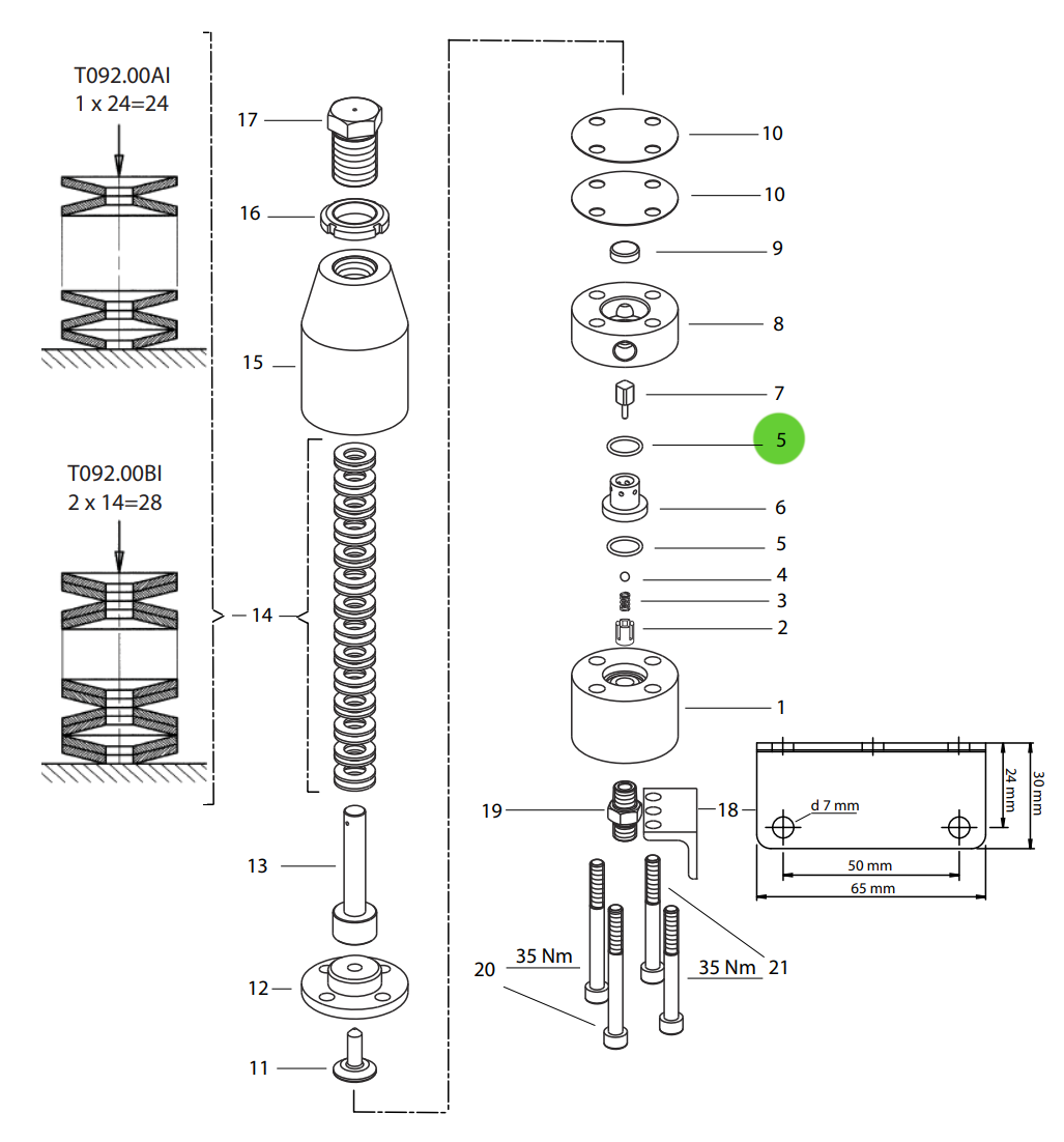 Wagner L130.06 EPDM O-Ring