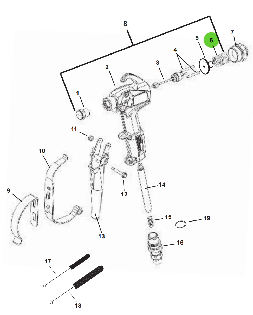 TriTech 500-099 Spring, Seal Assembly T750, T720