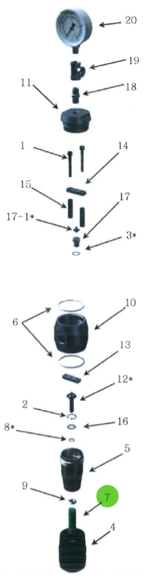Pressure Spring; High-Pressure Fluid Regulator