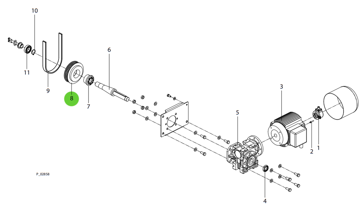 Wagner 2365705 Drive Pulley VU-2