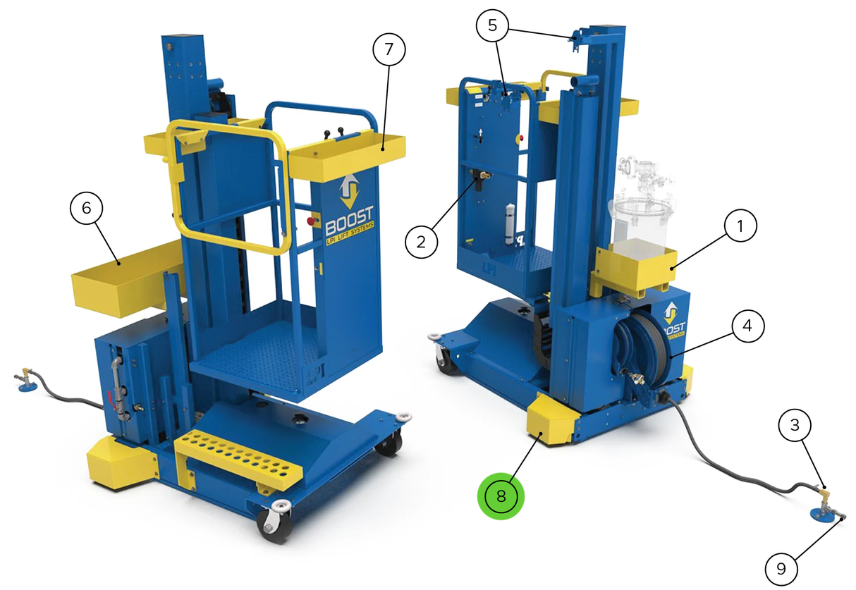 LPI Lift Systems Wide Drive Wheel Kit