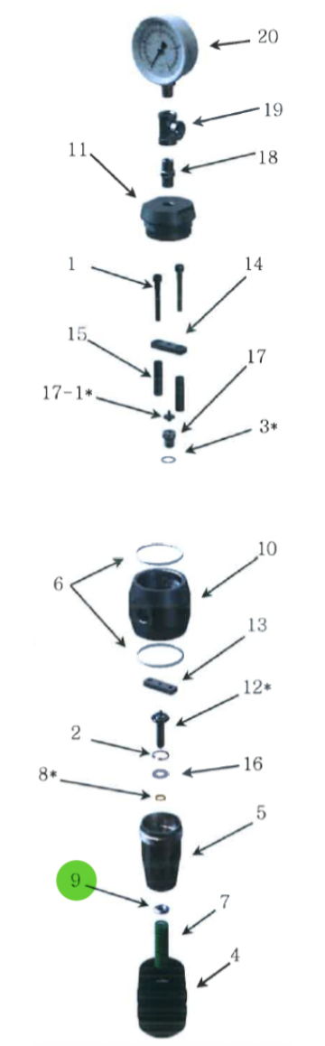 Spring Lockater; High-Pressure Fluid Regulator