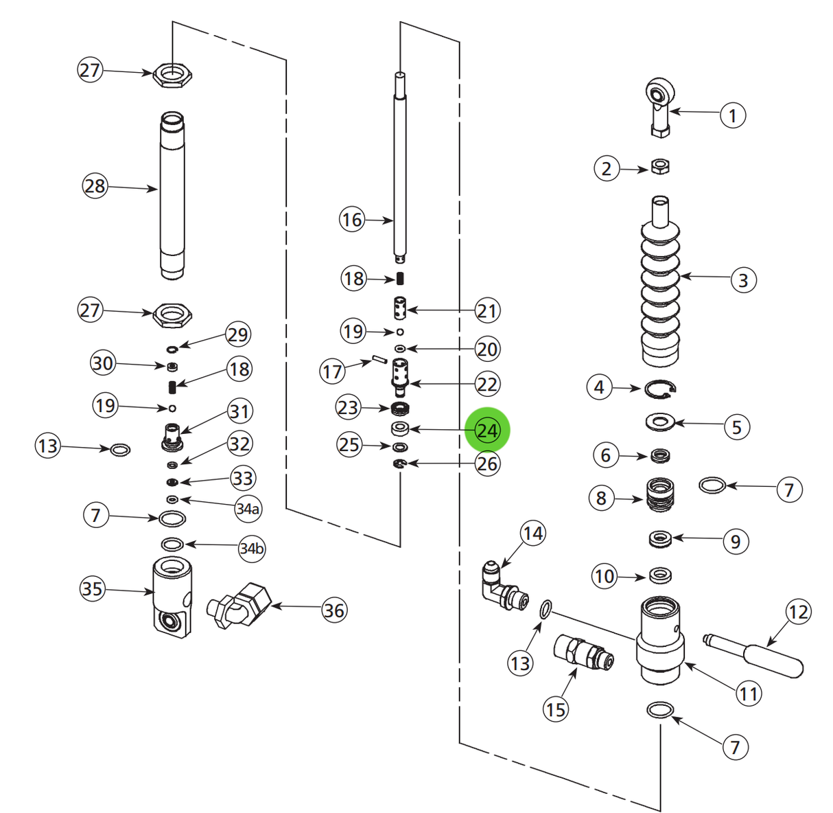 Binks 207-11832 Guide; Catalyst Pump