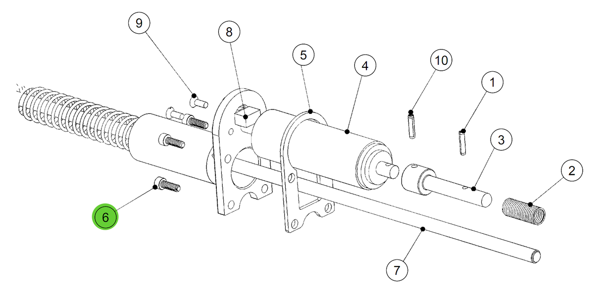 Ransburg #2 Process Gun SHCS #8 Screw (Kit of 4 Screws)
