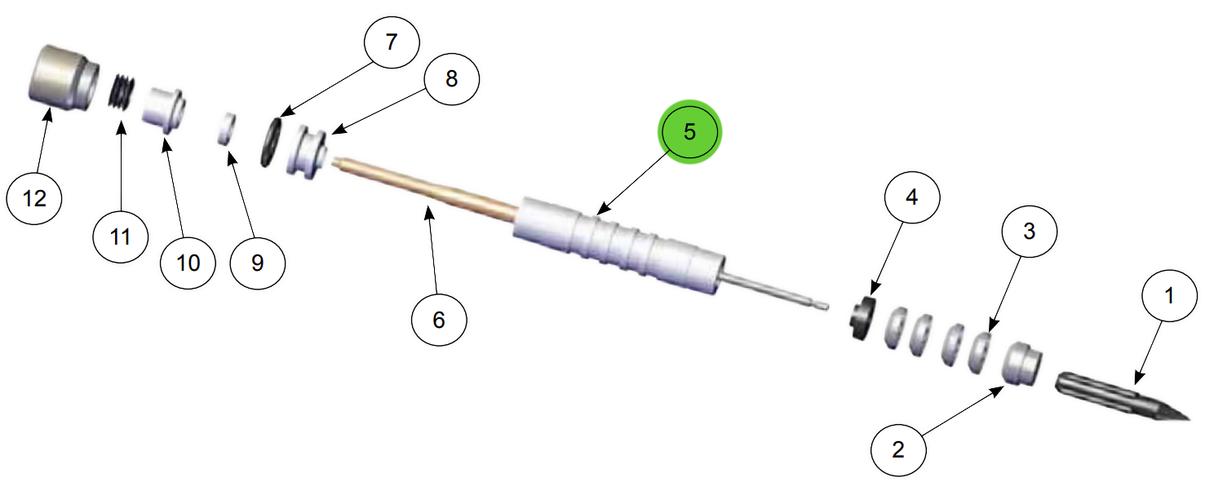 Ransburg Ransflex RX Tube Packing