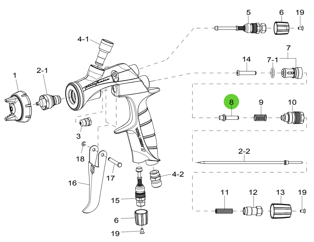 Anest Iwata LS400/LS400H Air Valve