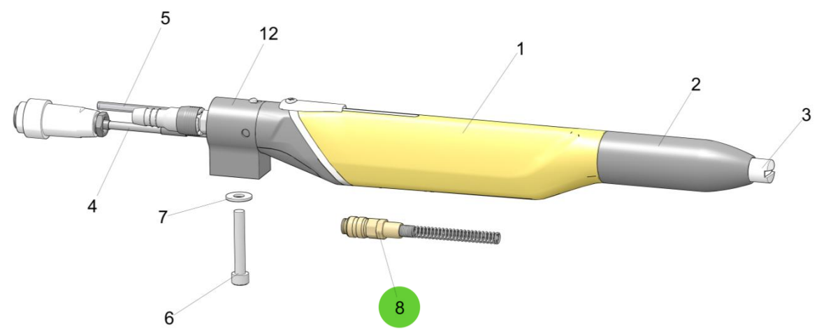 Aftermarket Gema® 200840.08 Quick Release Coupling For Supplementary Air Hose (Non-OEM)