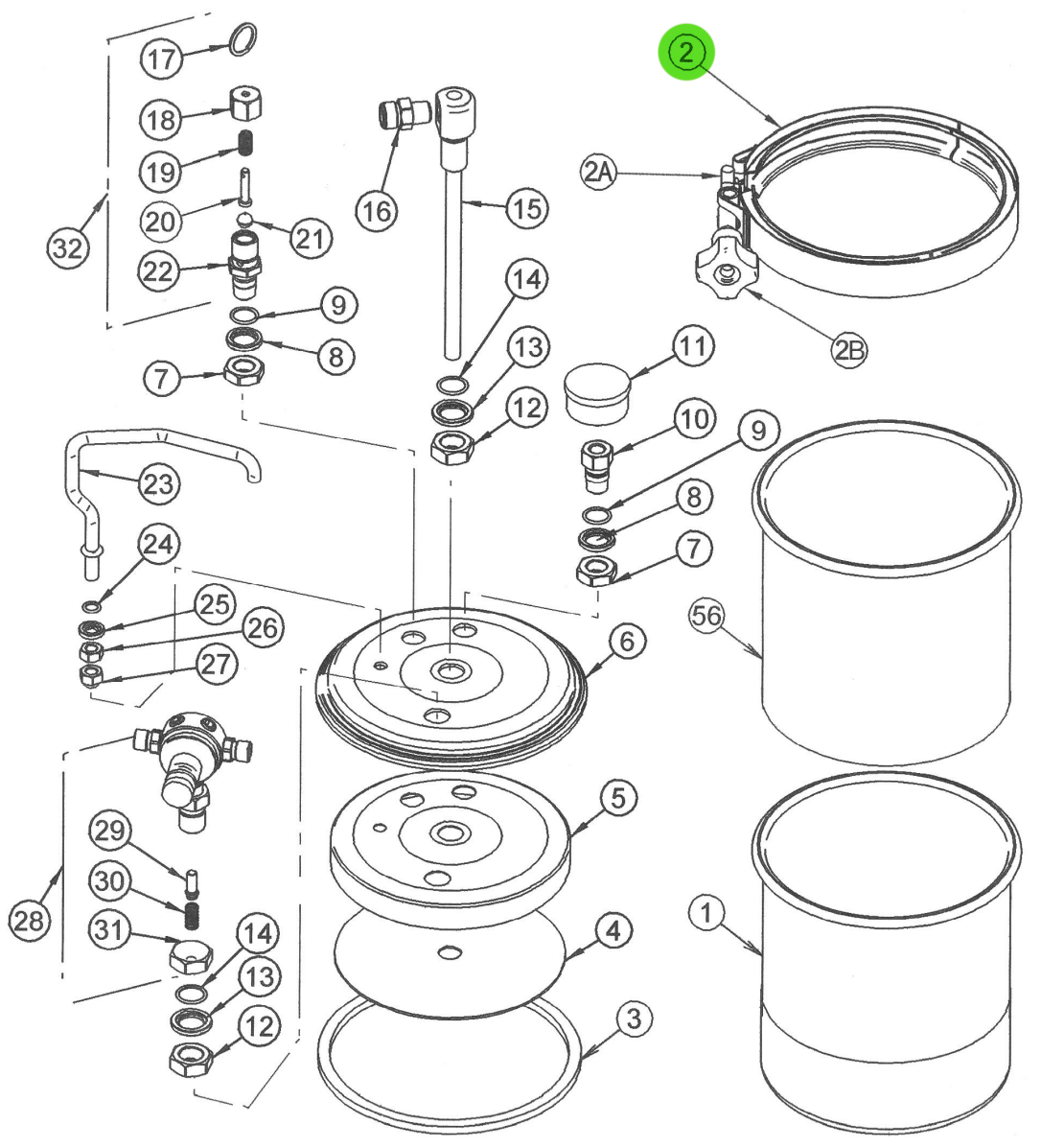 CA Technologies 51-611 Clamp, V-Band