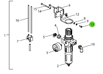 Wagner 3067610 Hexagon Socket Head Cap Screw