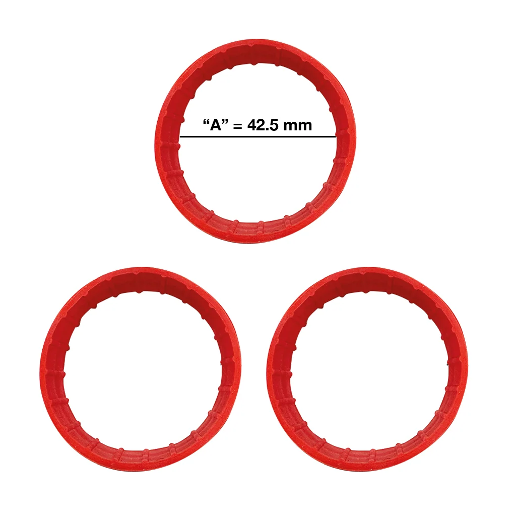 360 True Light Rubber Adapters (3 Piece Kit)