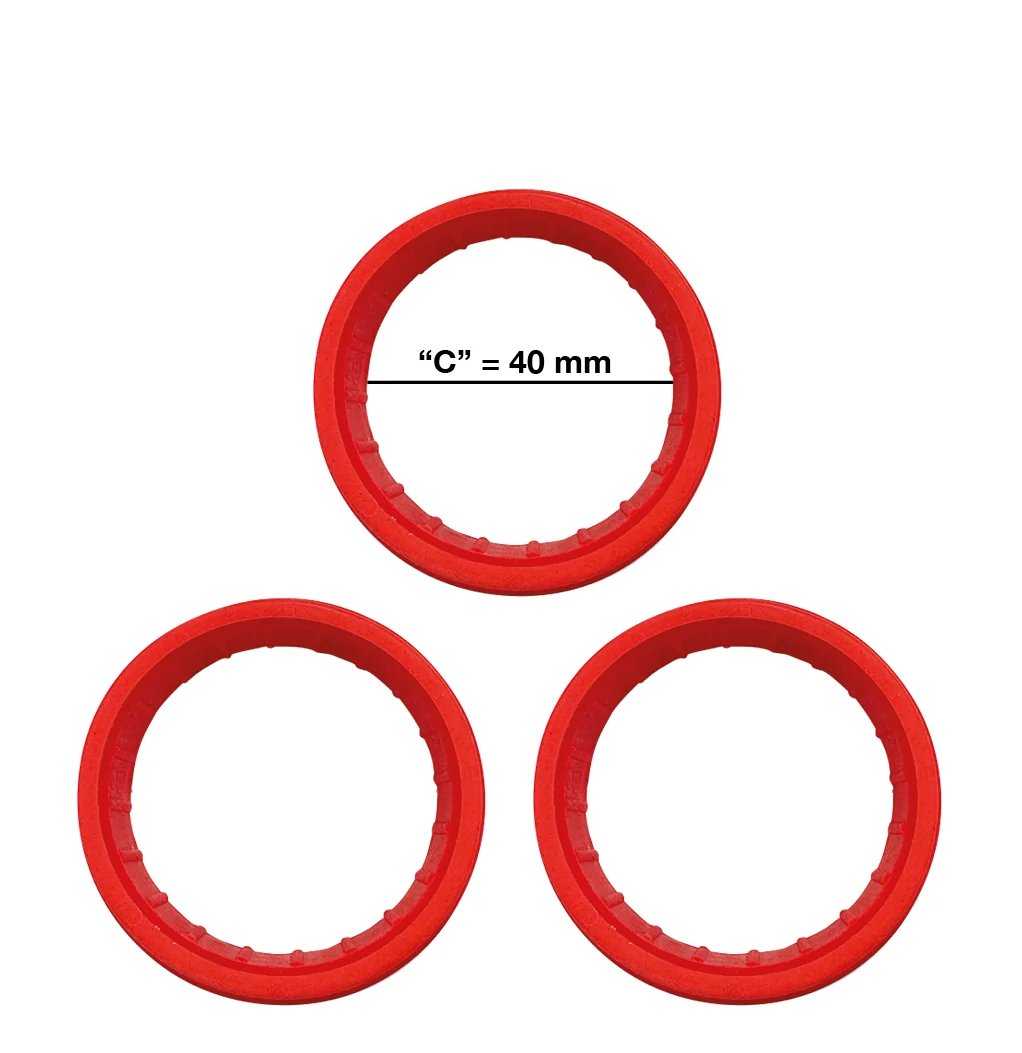 360 True Light Rubber Adapters (3 Piece Kit)