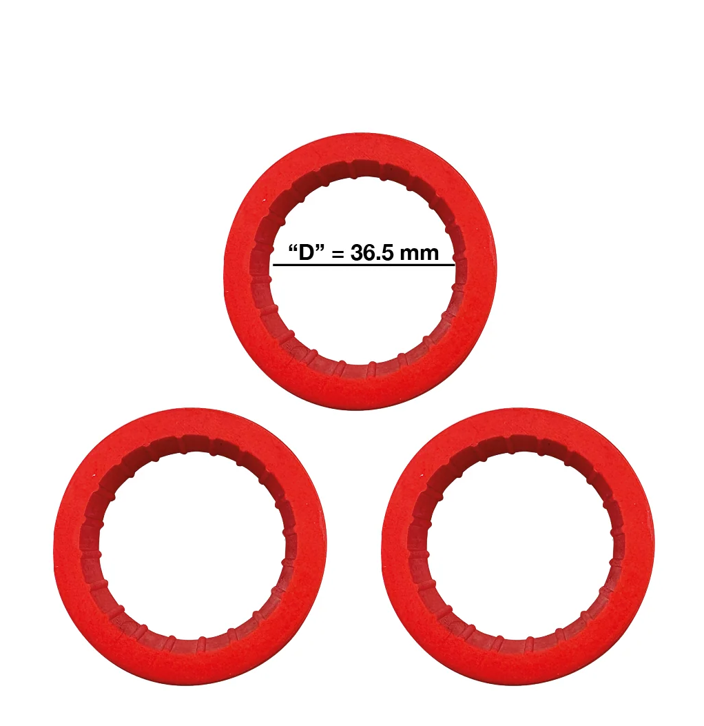 360 True Light Rubber Adapters (3 Piece Kit)