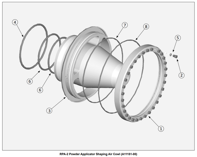 Ransburg O-Ring, 75 DURO 74.27MM X 2.62 C/S - Total Finishing Supplies