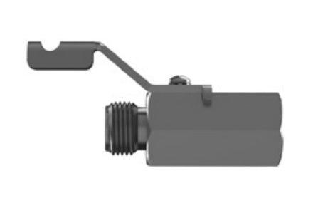 Hosco SSBV Series Ball Valve, Common Configurations, Male Straight x Female Tapered (Various Size Options)