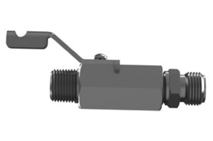 Hosco SSBV Series Ball Valve, Common Configurations, Male Tapered x Male Straight (Various Size Options)