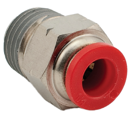 Hosco Male Straight Push-To-Connect Fitting