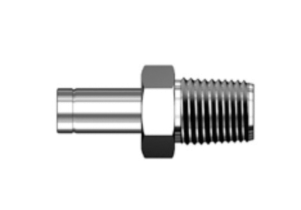 SMA 3/8" Stud x 3/8" Male NPT Adapter