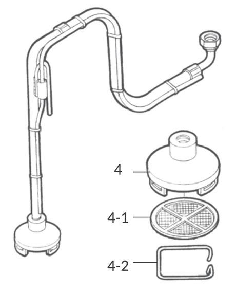 Anest Iwata VFM3012 Filter 100 Mesh; Dip Tube Set - Total Finishing Supplies