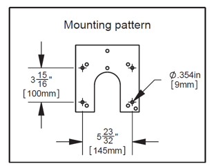 Binks MX Pump Mounting Bracket