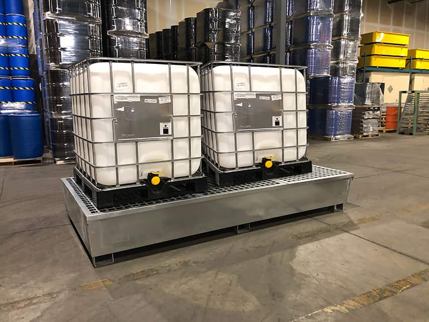 UltraTech Ultra-Twin IBC Spill Pallet® - Steel Model