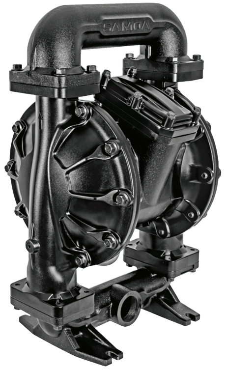 Samoa UP20 Metallic Pivot Series 2" Air-Operated Double Diaphragm Pump - Total Finishing Supplies