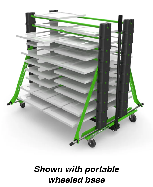 Erecta-Rack 10 Level Portable Racking Kit with Custom Carry Bag