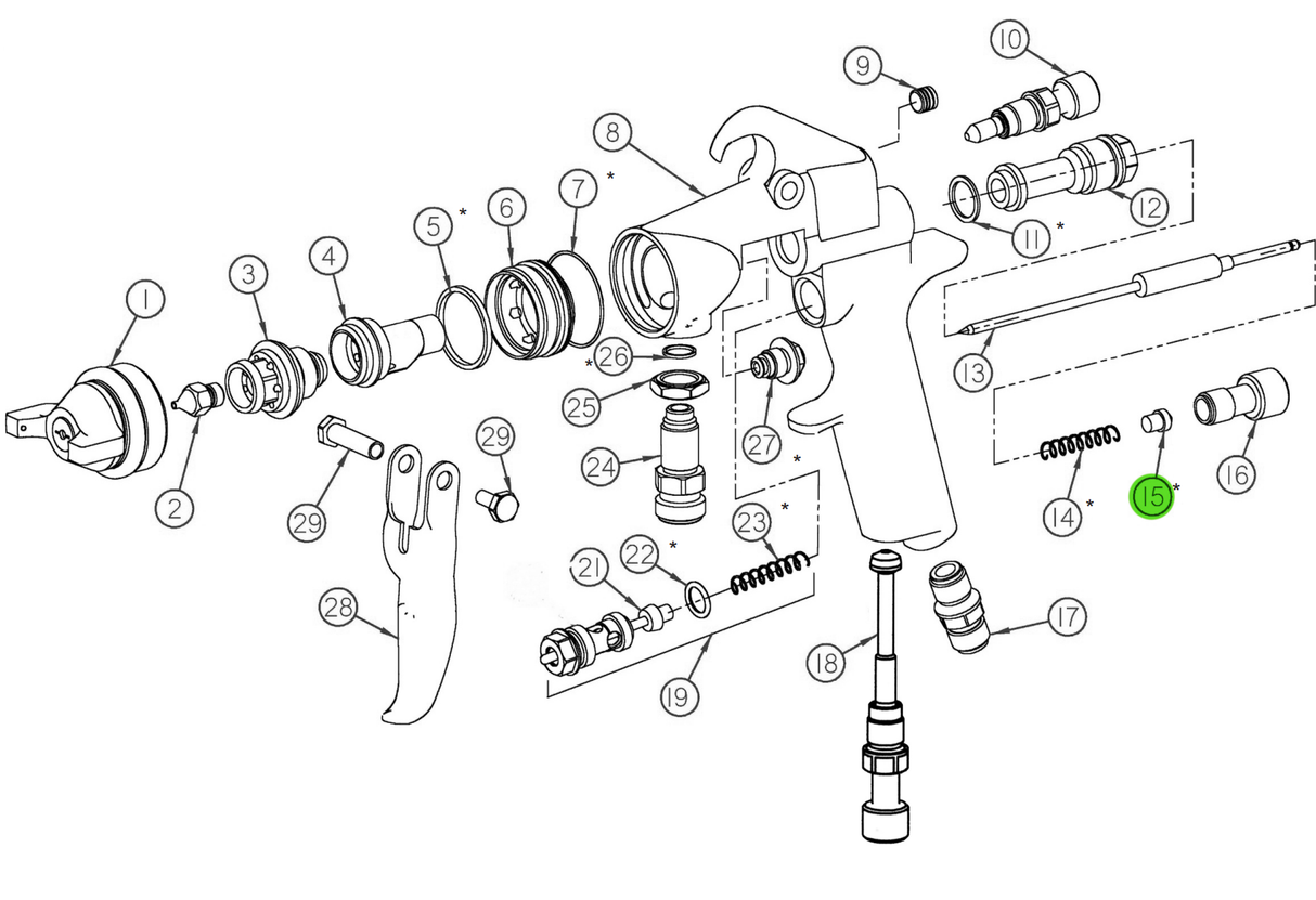 CA Technologies 60-209 Spring Seat H.D.