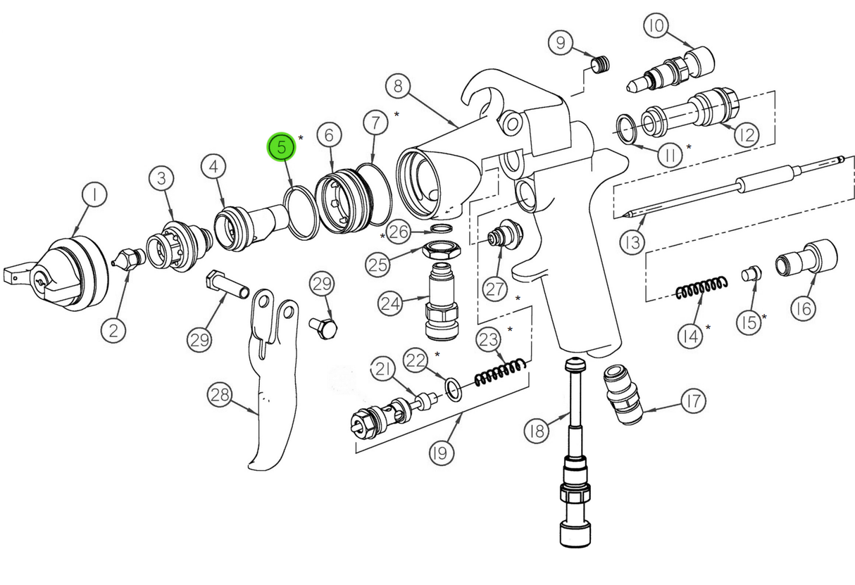 C.A. Technologies 61-1005 Gasket