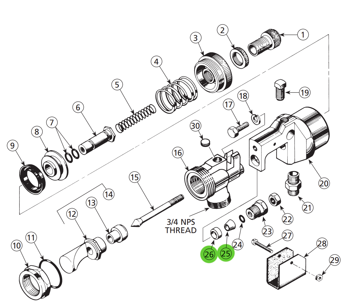 Binks 54-3116 Wiper Kit