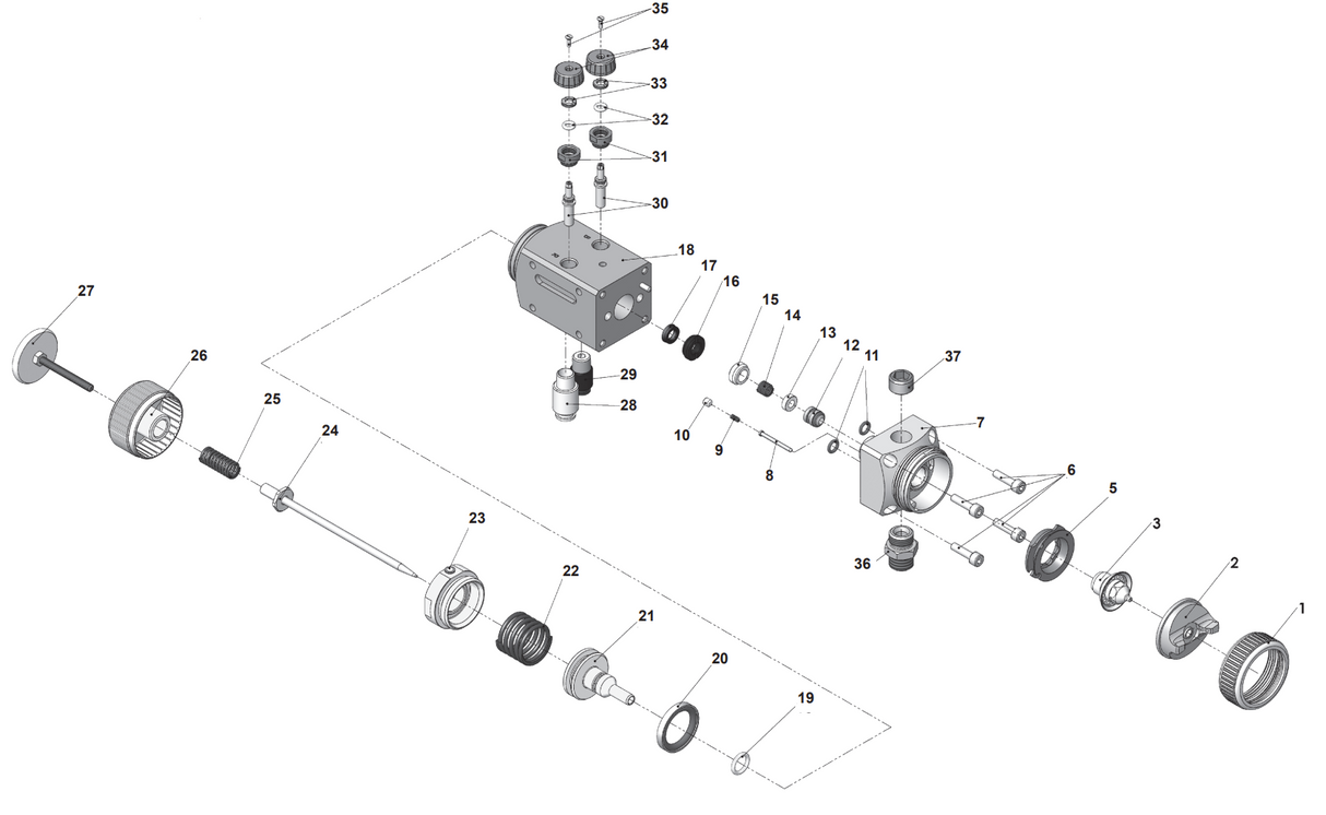 Walther Pilot V2070008000 Piston, WA 700/710/720