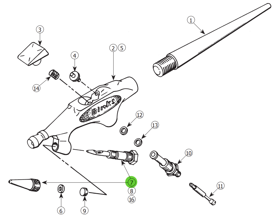 Binks 59-9 Wren Fluid Control Assembly A