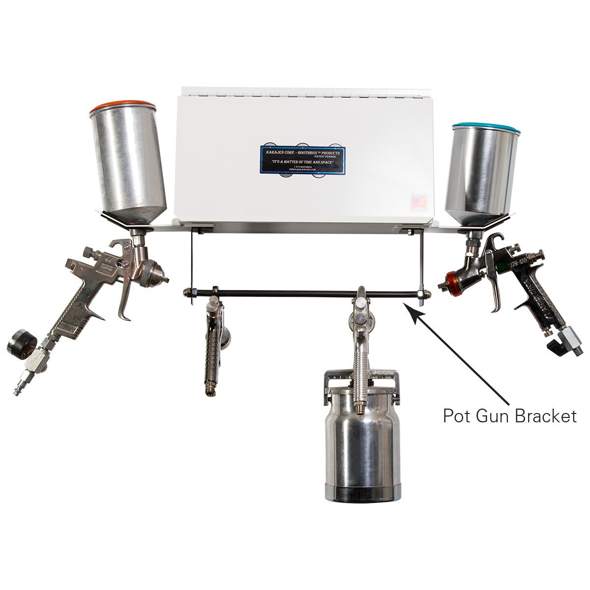 Pot Gun Bracket Booth Boxes/shelves